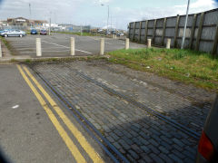 
Mill Parade track at Transporter Bridge, Newport, April 2013